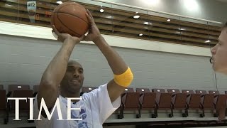 Kobe Bryant Los Angeles Lakers Star Gives A Free Lesson Time