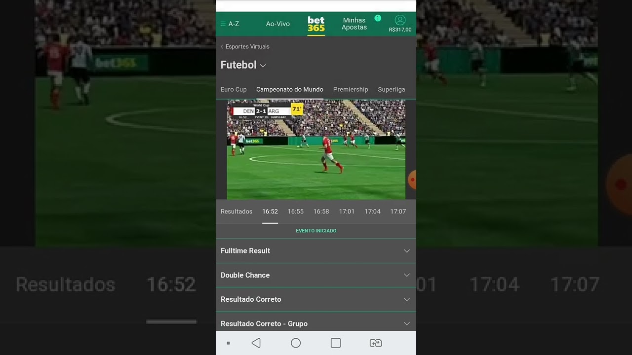 histórico futebol virtual bet365