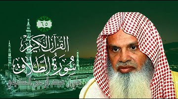 065 سورة الطلاق - الشيخ علي بن عبد الرحمن الحذيفي