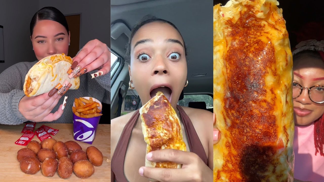 TIKTOK TACO BELL MUKBANG - YouTube