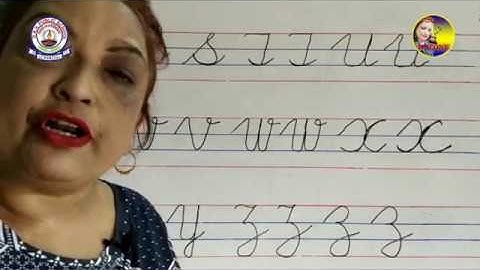 Cursive Writing Tutorial 04|By Roseline David