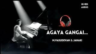Agaya Gangai/Ilaiyaraaja/MALESIYA vasudevan/Janaki/Hi-Res audio