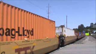 UP 7618 Leads the ZNPOA through Martinez (5/5/12)