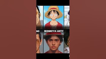 Anime Characters In Real Life | AI Generated #anime #manga #onepiece