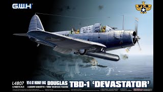 Sprue Review Great Wall Hobby 1/48 TBD-1 Devastator #L4807