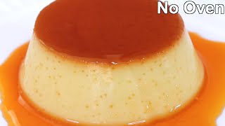 15 Minutes Caramel Pudding Recipe with 1 cup Milk