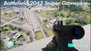 Battlefield 2042 Open Beta Sniper Gameplay Compilation! 4K PS5 Gameplay