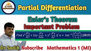 Euler theorem problems #4| Euler theorem for homogeneous function| Euler theorem engineering maths