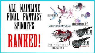 Every Mainline Final Fantasy Spinoff RANKED! Electric Reload #retrogamer #retrogaming #retro