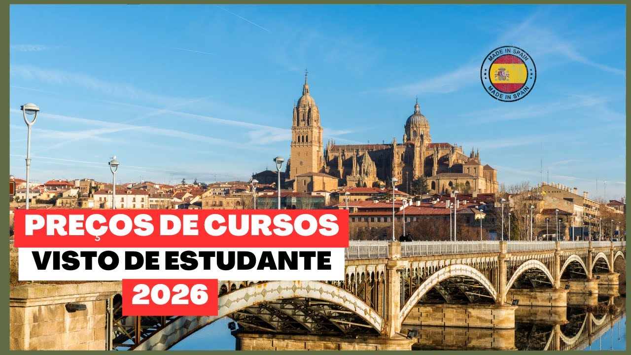 Quanto custa os cursos para Visto de Estudante na Espanha? Ofertas para 2026