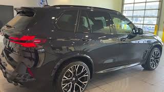 2024 BMW X5 M Comp Carbon Black with Taruma Brown interior