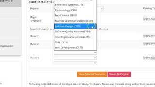How to use the Major Exploration Tool