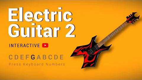 YouTube E-guitar 2 - Play it with your keyboard numbers | #YouTubeGuitar - DayDayNews