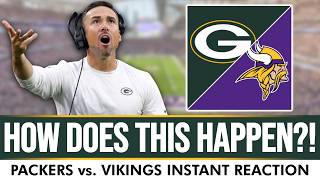 HOW DOES THIS KEEP HAPPENING TO THE GREEN BAY PACKERS? Packers vs. Vikings Instant Reaction!
