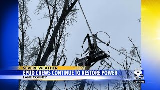 EPUD crews continue to restore power