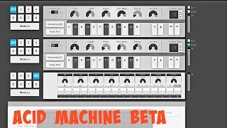 Tb 303, Tr 808, Tr 909 Acid Machine Overview
