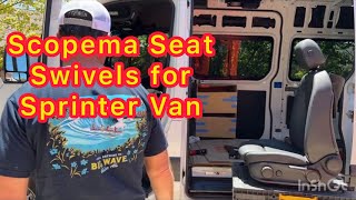 DIY Scopema Seat Swivel Install 2021 Sprinter Van