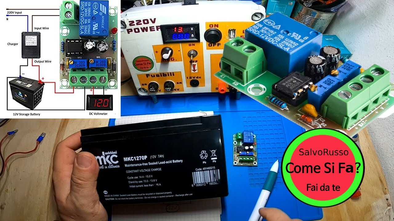 Modulo Di Controllo Carica Batteria XH-M604 6-60V CC – Scheda Di Protezione Con Spegnimento Automatico Per Pannelli Solari E Batterie