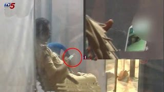 CI Caught Watching Blue Film At Kanaka Durga Temple | Vijayawada : TV5 News
