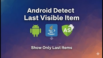 Android  Detect when the last item in a RecyclerView is visible | recyclerview show only last items