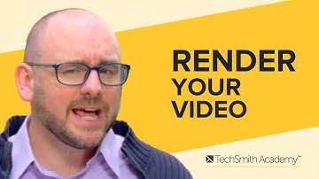 How to Render Your Video Before Publishing