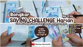 Bongkar SAVING CHALLENGE Harian. Caraku Konsisten Menabung dan Atur Keuangan✨