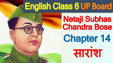 Netaji Subhas Chandra Bose सारांश, Part I, Chapter 14, Class 6, English, UP Board