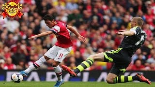 Arsenal 2-0 Stoke City 2015, (Walcott, Giroud)