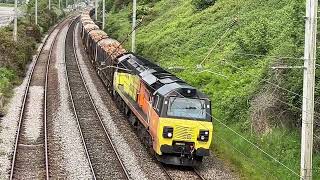 70805 6J37 Carlisle Yard - Chirk Kronospan logs,  28th May 2026