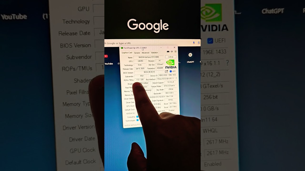 Nvidia 5000 GPUs Missing What? How to check ROPs? #nvidia #gaming #rtx5080
