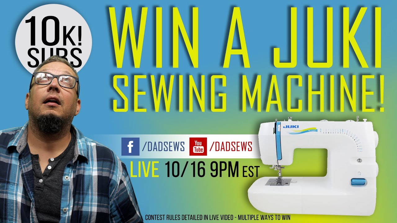 LIVE GIVEAWAY Learn how to ENTER TO WIN a JUKI Sewing Machine! YouTube