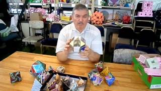 Polyhedra made of photographic paper.