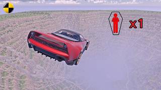 Realistic High-Speed Car Crashes in BeamNG.drive #185 | Ultra Detailed Crash Compilation