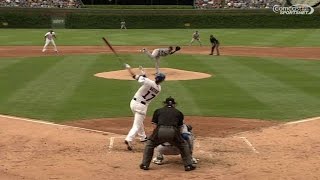 KC@CHC: Bryant plates Russell with an RBI double