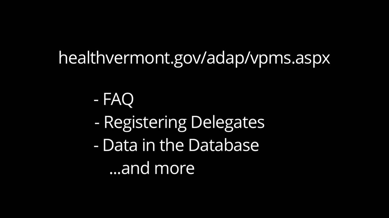 5 - VPMS Technical Assistance and Support