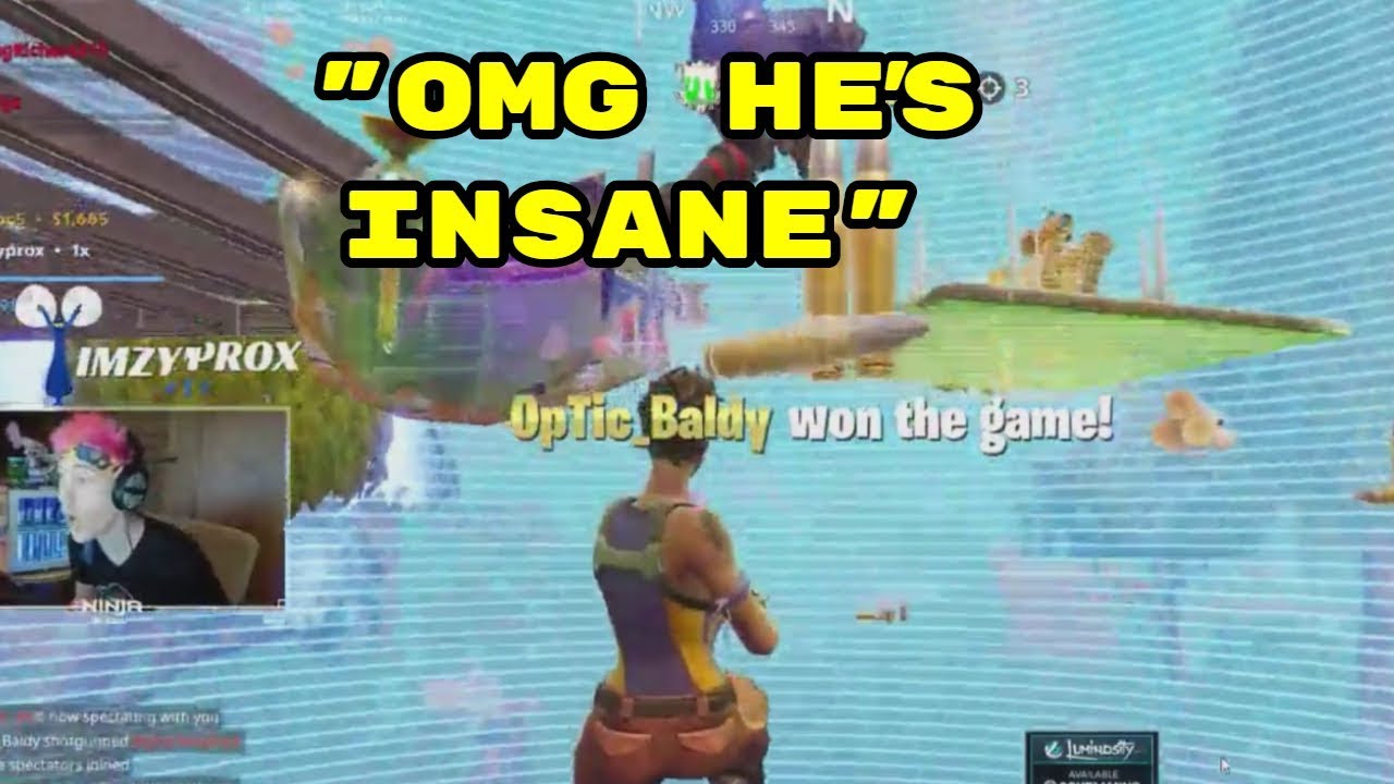 Ninja Spectates Pro player and gets SHOCKED by what he sees!