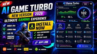 NEW AI GAME TURBO 2026 🔥 Install New Version | Boost FPS & Fix Lag | Xiaomi Redmi POCO Android screenshot 2