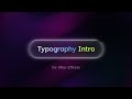 Typography Intro | videohive