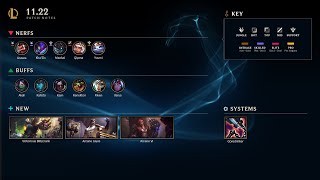 Patch 11.22 Rundown | League of Legends