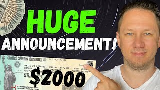 BREAKING NEWS: $2000 + $2000 Second Stimulus Check Update!