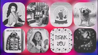 Color by Number Picture Collage Hey Color app #RelaxMindGames #colorbynumber screenshot 2