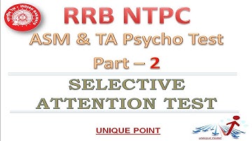 RRB NTPC ASM PSYCHO TEST | Part- II Selective Attention Test (Add of Odd Number)