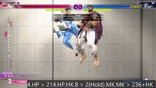 Chun Li - Heavy Serenity Stream & Air Lightning Kicks | Street Fighter 6 Combo Guide