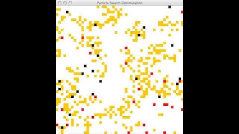 Particle Swarm Optimisation - 1000 cycles