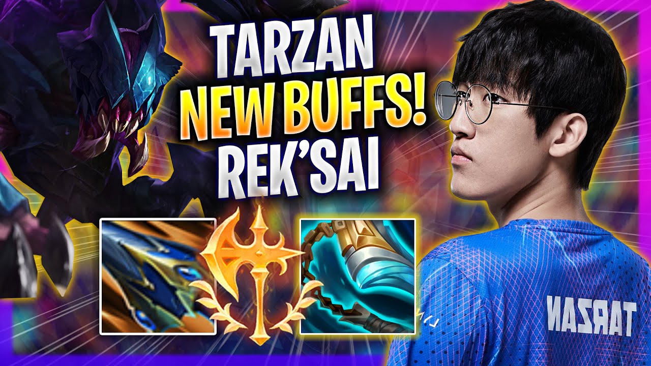 TARZAN TRIES REK'SAI WITH NEW BUFFS! - LNG Tarzan Plays Rek'sai JUNGLE vs Wukong! | Season 2024