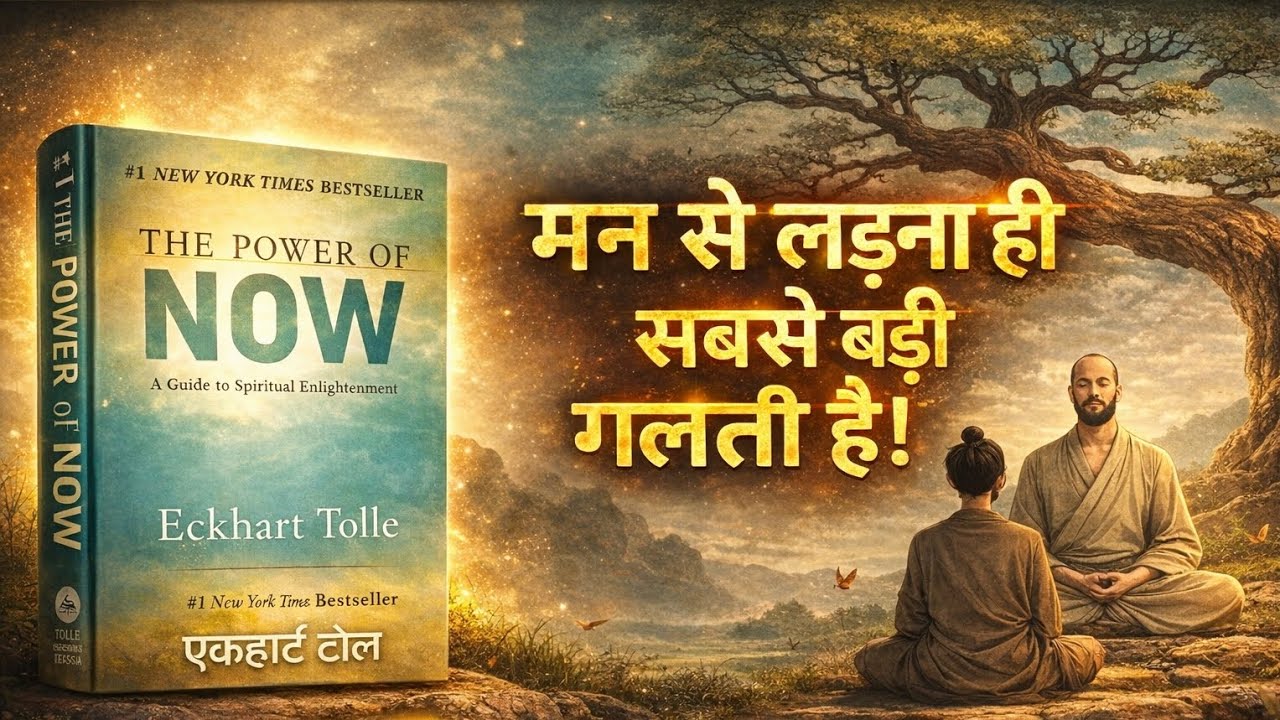The Power of Now 📘 | मन से लड़ना ही सबसे बड़ी गलती है 🧠❌ | Audiobook Summary