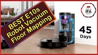BEST E10s Robot Vacuum with Bagless Self Emptying Station