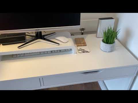 Ikea Alex Desk - YouTube