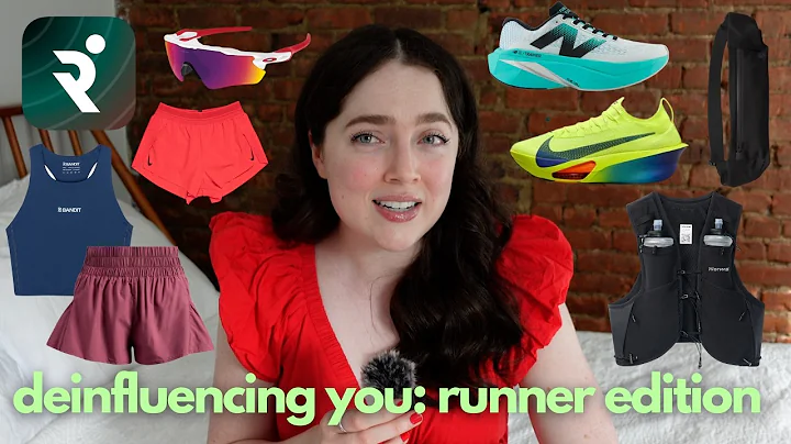 deinfluencing you: running edition! things you don't need as a beginner runner thumbnail