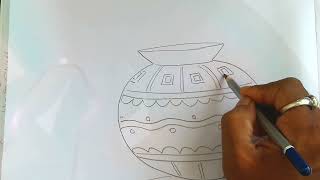 Simple Still Life Drawing I Pots I Drawing For Beginners